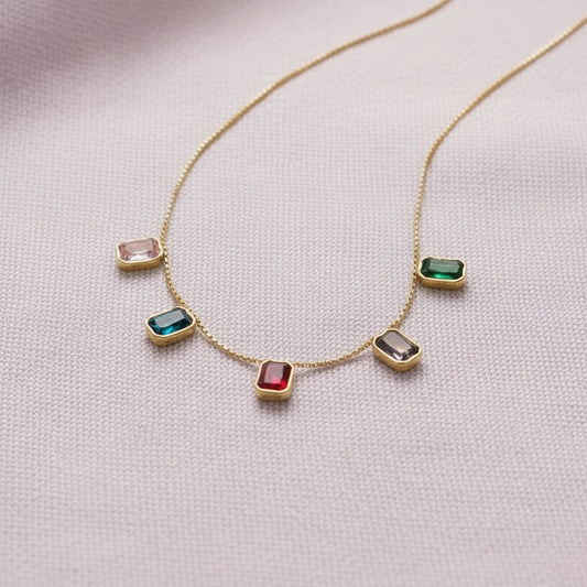 Naksha - Multicolor Stone Necklace