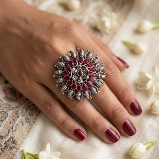 Ahalya statement ring