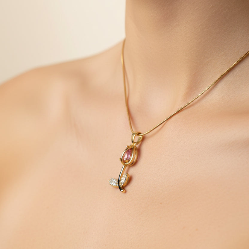 Bloomie – Tulip Pendant Necklace