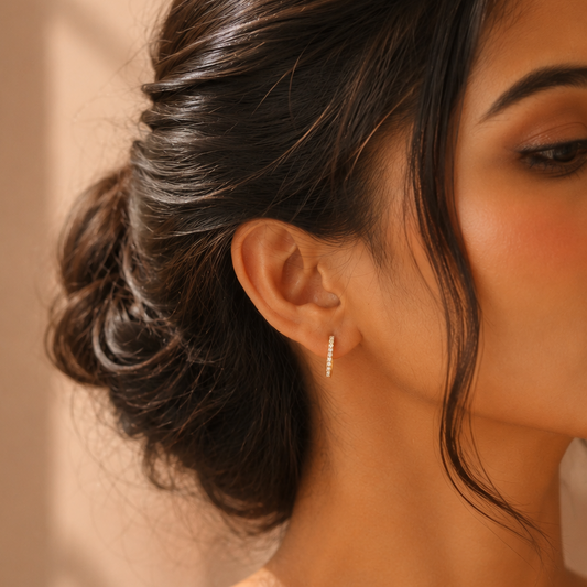 Tatiana – Rectangular Hoop Earrings