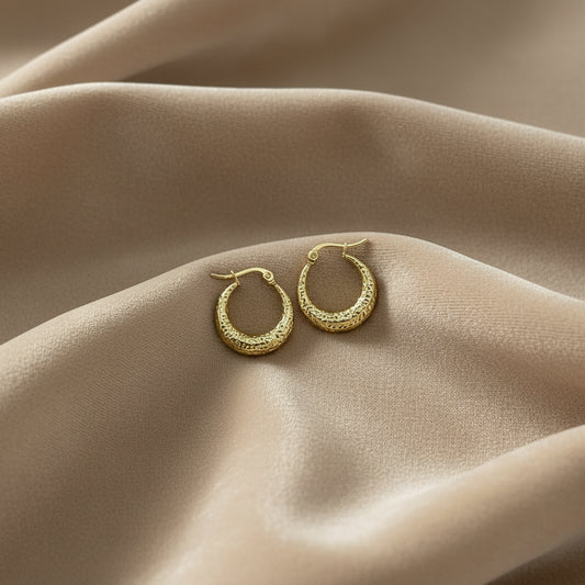 Peachy Hoop Earrings