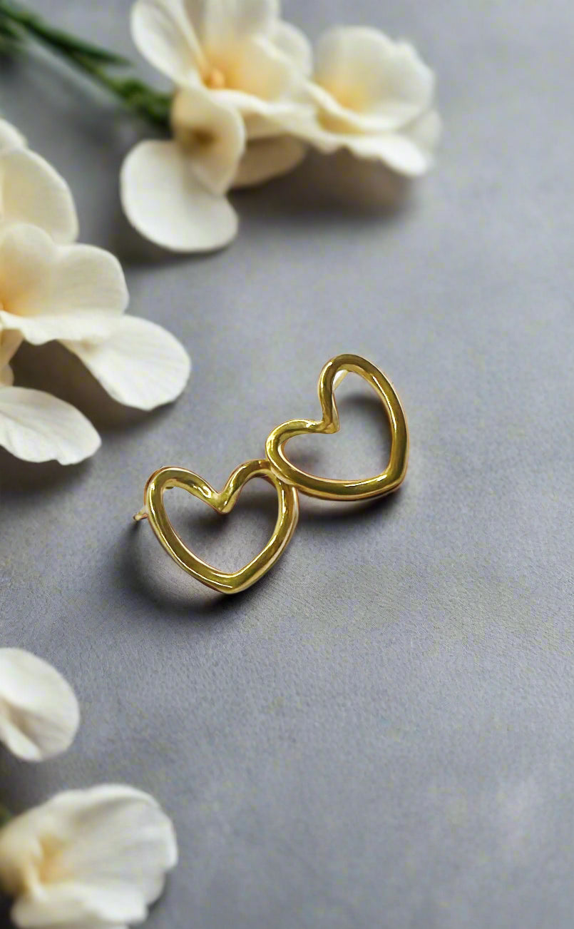 Lovelle Heart Studs
