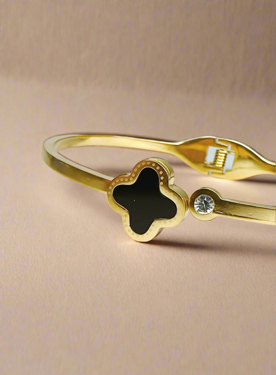 Ravena Clover Bangle Bracelet