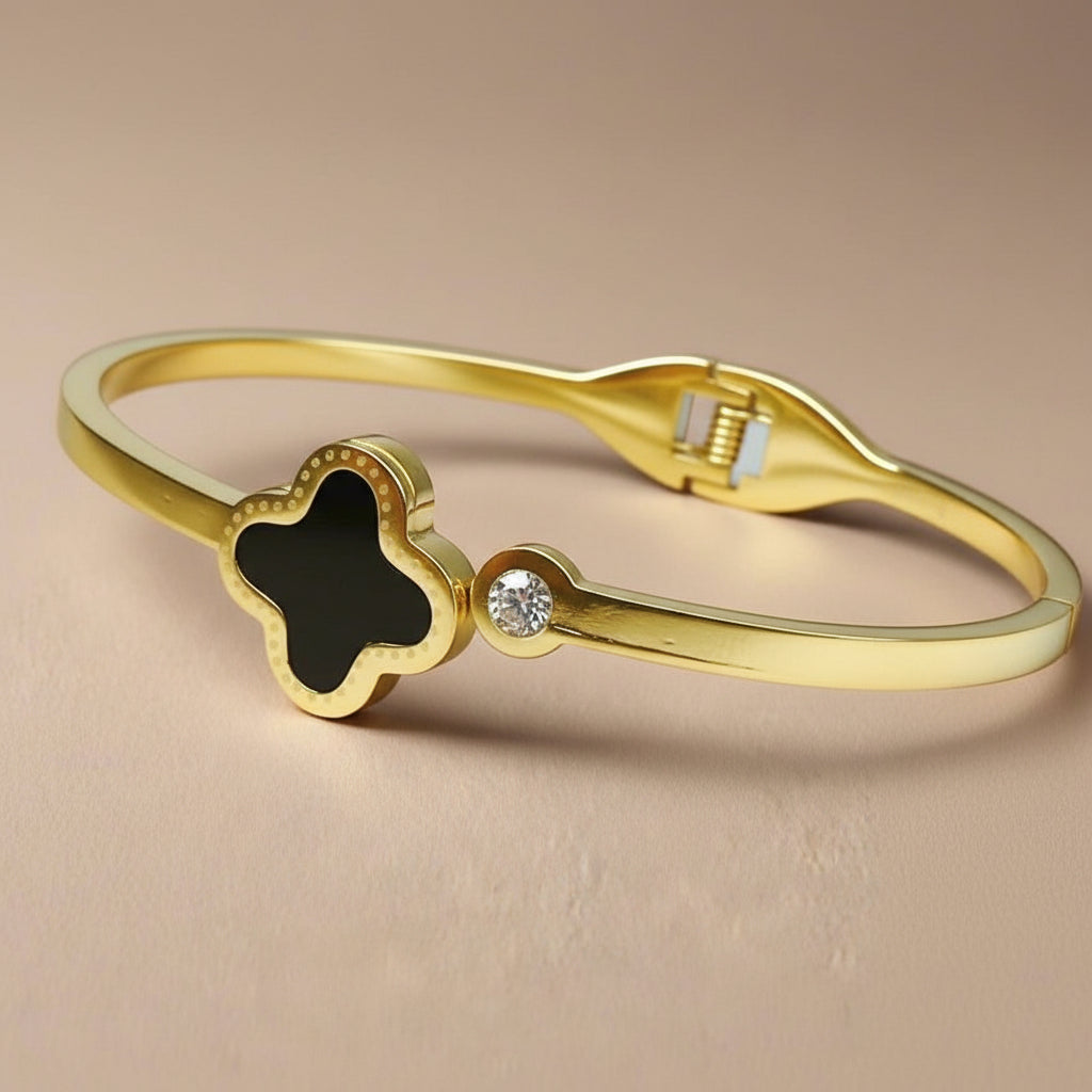 Ravena Clover Bangle Bracelet
