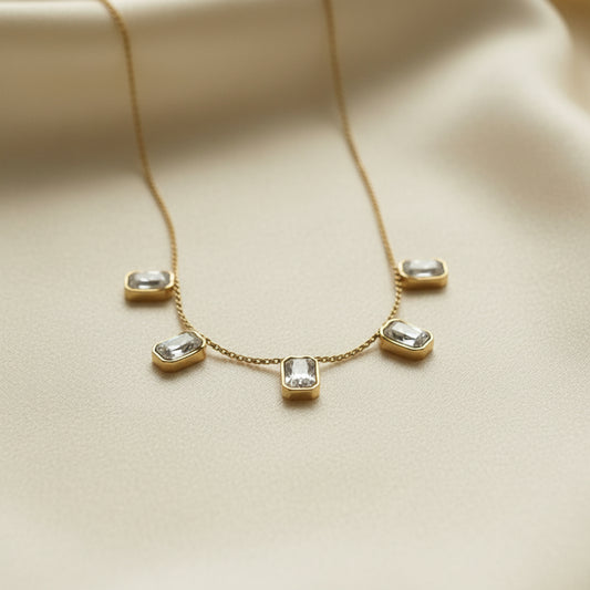 Naksha – White Stone Necklace