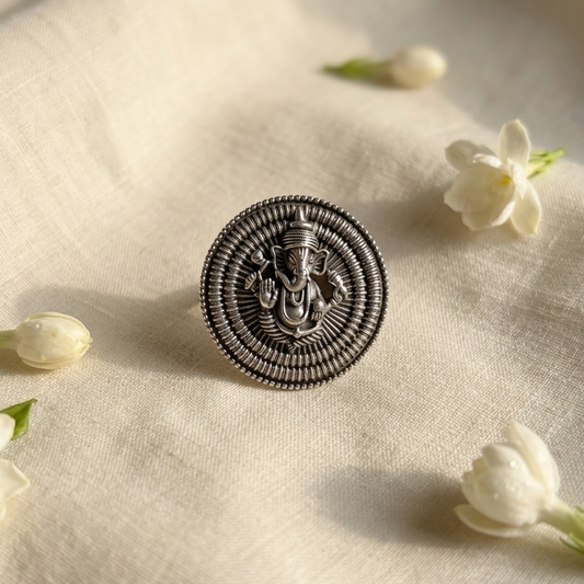 Mantra - Ganesha Ring