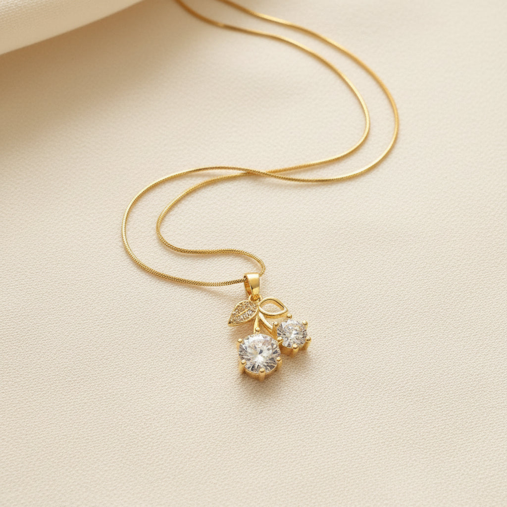 Berry Kiss Dainty Necklace