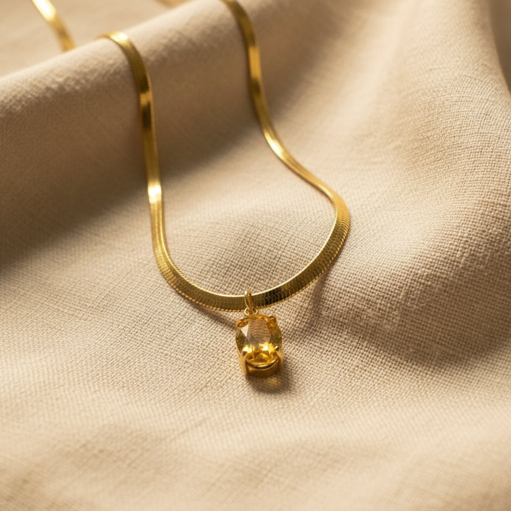 Valyr Golden Fire Snake Chain