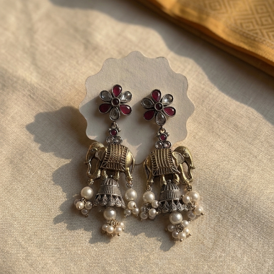Indrani Elephant Earrings