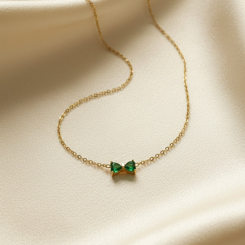 Little Luxe Green Bow