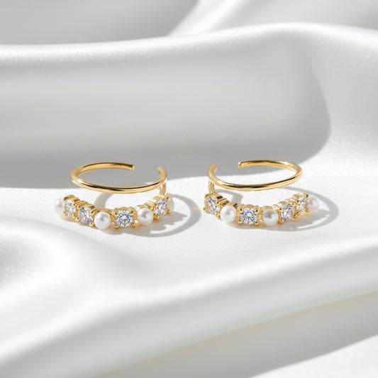 Double Trouble – Faux Double Piercing Earrings