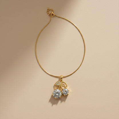 Berry Kiss Dainty Necklace