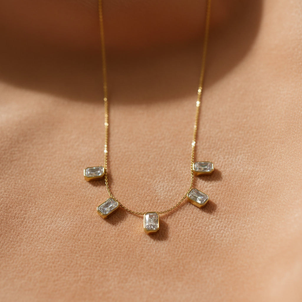 Naksha – White Stone Necklace