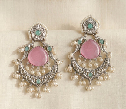 Shloka Premium Silver Earrings