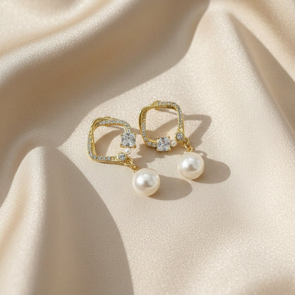 Felicity Pearl Drop Earrings