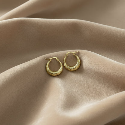Peachy Hoop Earrings
