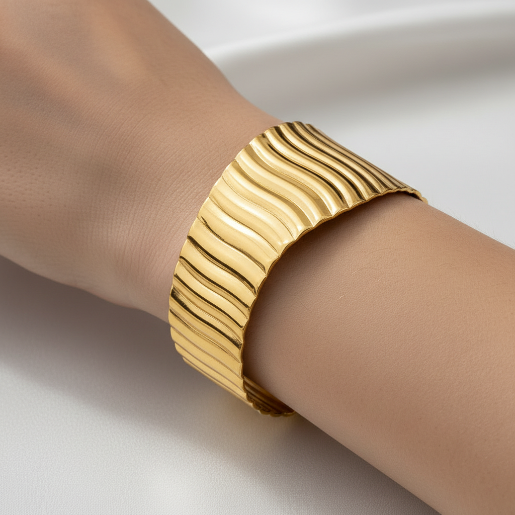Maya Gold Cuff