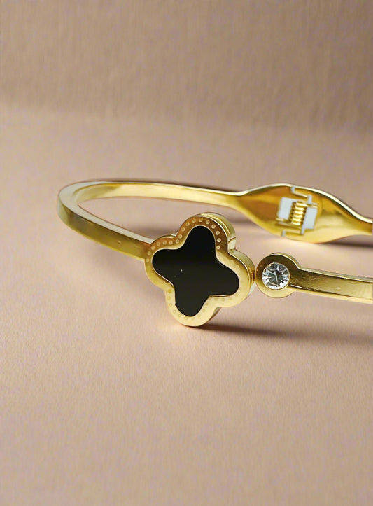 Ravena Clover Bangle Bracelet
